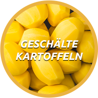 Geschälte Kartoffeln