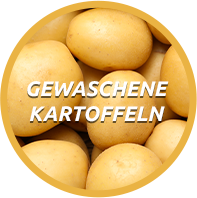 Gewaschene Kartoffeln