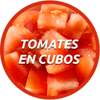 Tomates en cubos